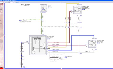 mirror wiring diagram