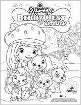 Strawberry Shortcake Coloring Berry Show Pages Printable Sheet Color Dvd Giveaway Print Kids Clicking Grab Printing sketch template