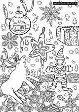 Joulu Christmas Coloring Värityskuvat Värityskuva Optimimmi Pages Color sketch template