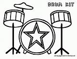 Drum Drawing Coloring Musical Music Kids Instruments Pages Instrument Set Kit Clipart Drums Note Drawings Outline Clip Color Cliparts Easy sketch template