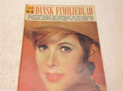 Jill St John Front Cover Photo Vintage Danish Magazine 1965 Dansk