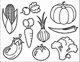 Bestcoloringpagesforkids Vegetables sketch template