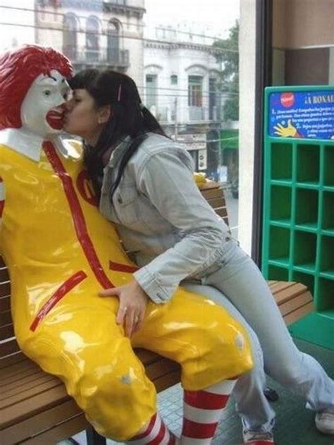 Another Chick With A Kinky Clown Fetish Ronald Mcdonald