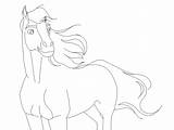 Spirit Lineart Stallion Cimarron Drawing Deviantart Getdrawings sketch template