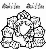 Thanksgiving Coloring Turkey Pages Kids Printable Potatoes Mashed Little sketch template