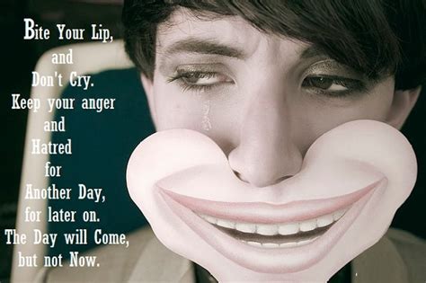 Quotes About Biting Your Lip Quotesgram