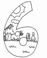 Creation Coloring Pages Days Story Printable Numbers Kids Bible Preschoolers First Sunday School Clipart Lessons Drawing Google Search Creazione Crafts sketch template
