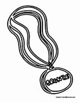 Medal Coloring Pages Olympic Bronze Medals Gold Silver Sheets Olympics Colormegood Sports sketch template