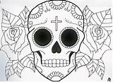 Caveira Mexicana Skulls Moziru Scribblefun sketch template