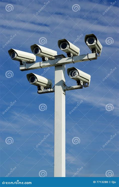 closed circuit television cctv royalty  stock  image