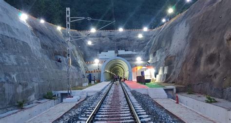 indias longest escape tunnel  banihal katra rail link    completed
