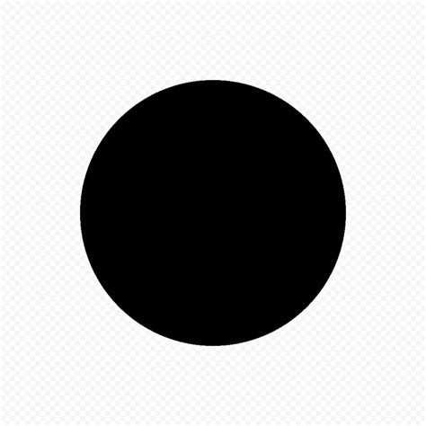 black dot circle icon hd png citypng