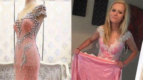 girl orders prom dress online gets ‘quilt with arm holes instead huffpost uk