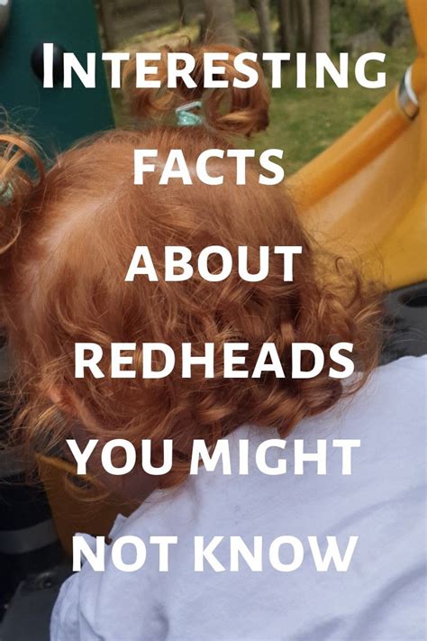 interesting facts about redheads you might not know redhead facts