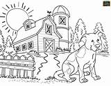 Coloring Pages Printable Kids Farm Drawing Country Tools Animal Teaching Color Animals Agriculture Agricultural Drawings Sheets Life Classroom Adults Adult sketch template