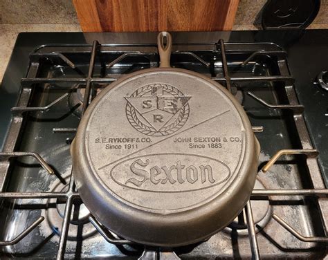 vintage sexton advertising 12 inch cast iron skillet etsy