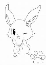 Coloring Pages Pet Jewel Jewelpet Jewels Pets Sparkling Ribbon Popular sketch template