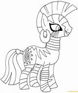 Pony Coloring Little Pages Zecora Printable Color Drawing Template Print Fluttershy Equestria Girls Book Prints Kids Online Getdrawings sketch template