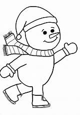 Snowman Coloring Pages Printable Color Kids Christmas sketch template