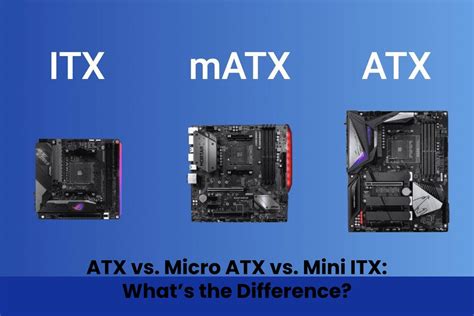 atx  micro atx  mini itx whats  difference