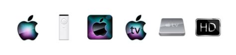 apple tv icons set png ico   icon easy