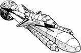 Coloring Pages Space Nasa Coloring4free Shuttle Launch Related Posts sketch template