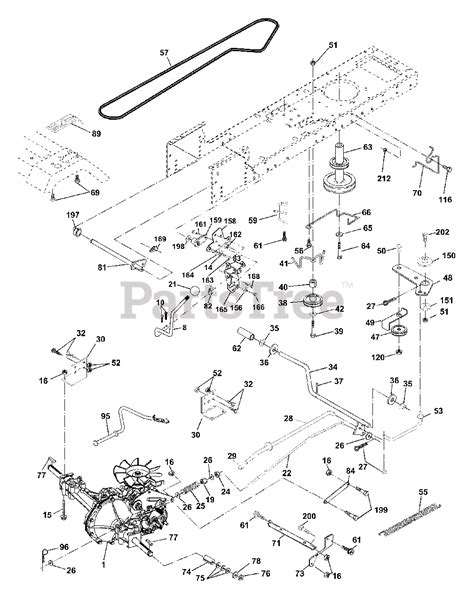 poulan pro pr hst  poulan pro lawn tractor  drive parts lookup  diagrams