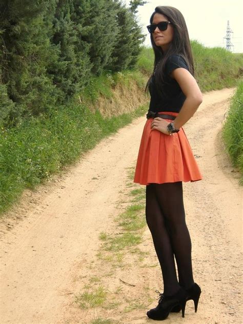 23 best orange skirt outfit images on pinterest skirts orange skirt and feminine fashion