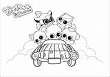 Coloring Friends Yoohoo Pages Color Print Colouring Cartoon Library Kids Popular sketch template