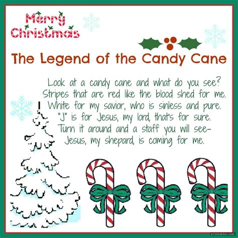 candy cane legend printable tags gridgitcom