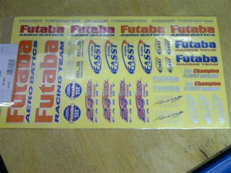 futaba sticker set
