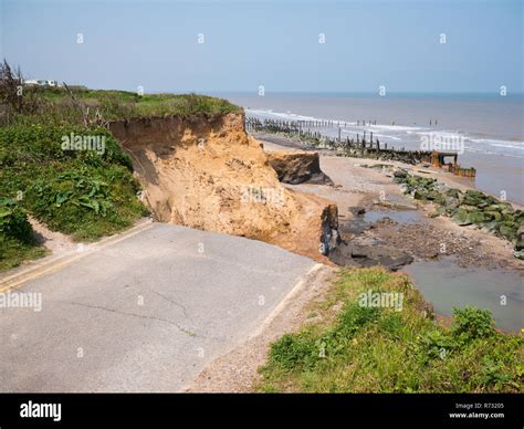happisburgh erosion high resolution stock photography  images alamy