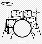 Drum Drums Kit Clipart Coloring Drawing Transparent Set Vector Clip Pinclipart Pngfind Clipartmag sketch template