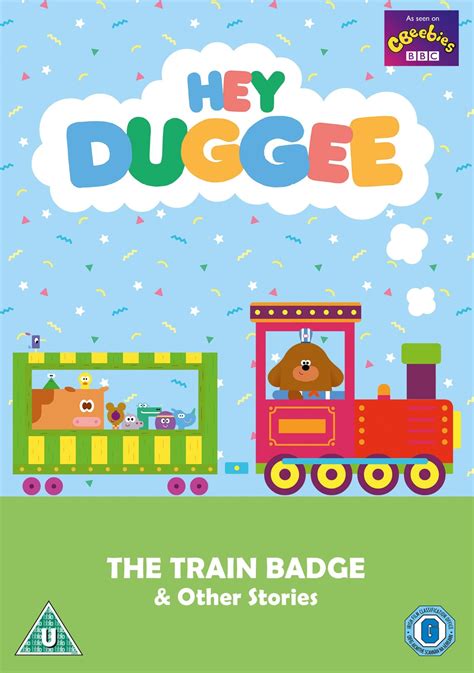 hey duggee  train badge   stories dvd  shipping   hmv store