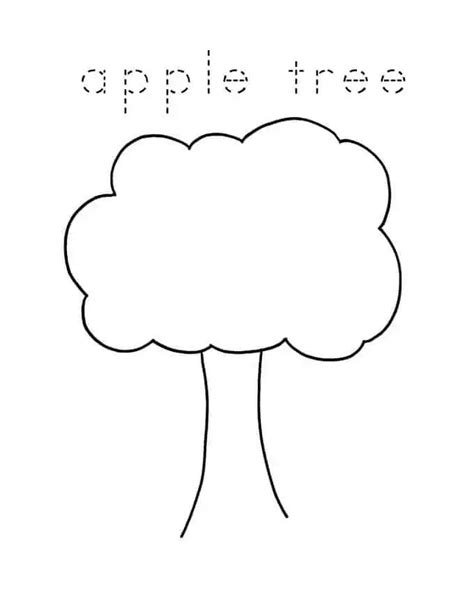 apple tree template   printable templates