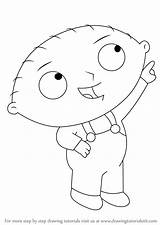 Stewie Griffin Drawingtutorials101 Aprender Leña Páginas Tutoriales sketch template