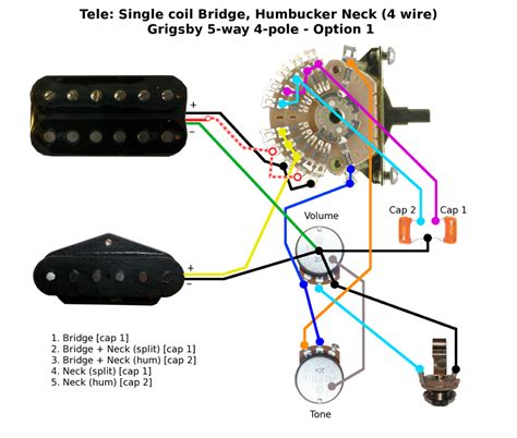 diagram  wiring  humbucker tele wiring diagram