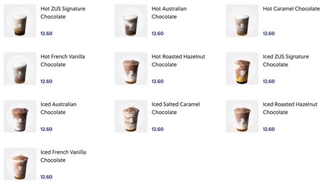 menu zus coffee malaysia  update price list pict