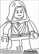 Star Lego Wars Coloring Pages Printable Getcolorings Color sketch template