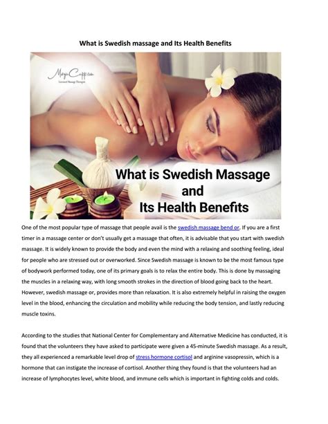 what is swedish massage and its health benefits by morgin cupp issuu