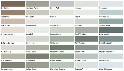 lowes paint color chart house paint color chart chip sample