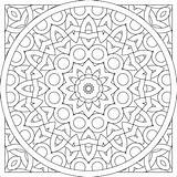 Coloring Patterns Mandala Pages sketch template