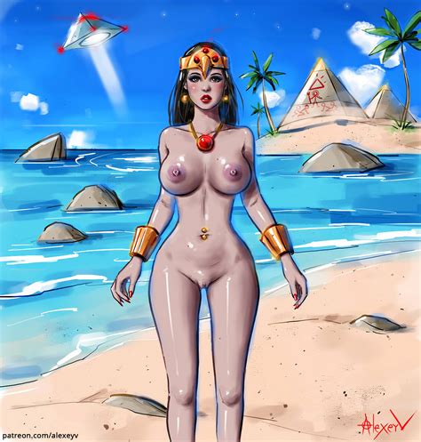 tefia egyptian priestess nude by alexeyv hentai foundry