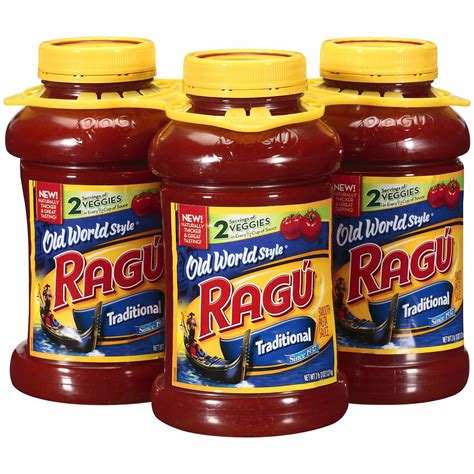 ragu traditional spaghetti sauce  ct oz bjs wholesale club