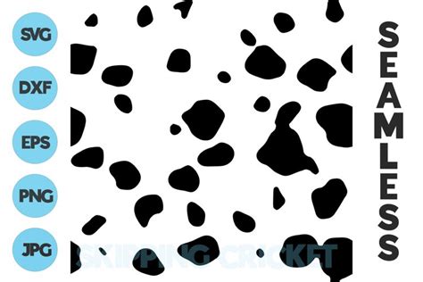 seamless dalmatian spots svgpattern texture cut