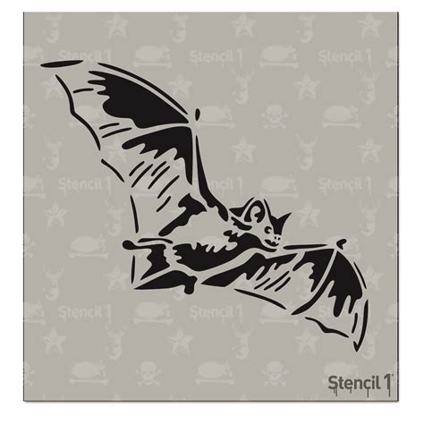 bat stencil small  stencil