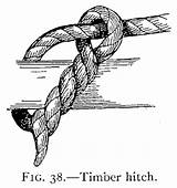 Hitch Timber Splices Knots Rope Hyatt Verrill Work Fig Spar Line sketch template