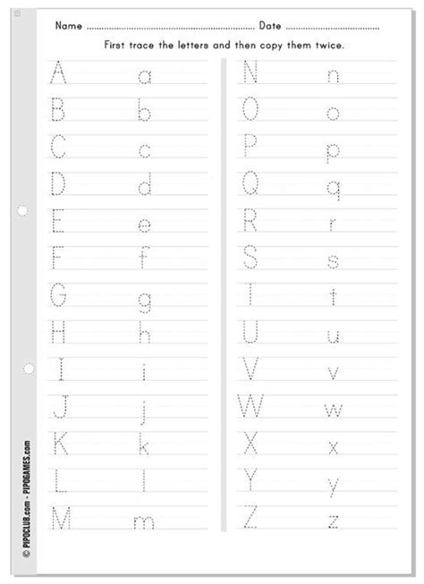 printable writing worksheets  preschoolers  kids