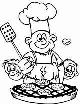 Churrasco Barbeque Cocineros Barbecuing Eten Drinken Barbecue Downloaden Uitprinten sketch template