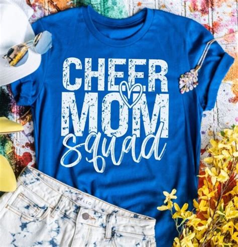 Cheer Mom Squad Shirt Cheer Mom Shirt Cheerleading Mom Etsy